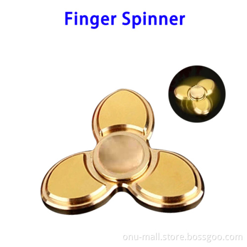 Creative Design Copper EDC Anti Stress Finger Spinner Fidget Toy